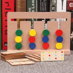 Деревянные игры Монтессори Геометрическая форма ранние образовательные головоломки обучающие игрушки для детские головоломки учебная
