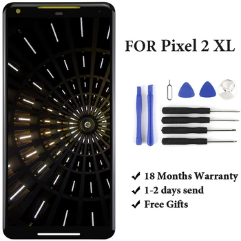 

Phone Replacement Parts For HTC Google Pixel 2 XL LCD Nexus LCD Display 6 Inch Black OEM High Screen Panel Digitizer Assembly