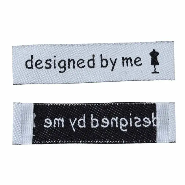 doreenbeads terylene woven printed labels tags diy scrapbooking craft