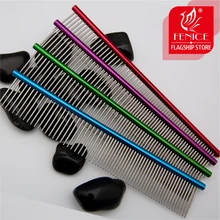 Colorful Pet cat dog hair trimmer Comb Grooming tool antiestático fila recta cepillo de limpieza envío gratis