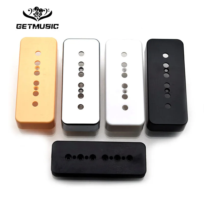 2PCS Soapbar Guitar Pickup Cover 50mm and 52mm Pole Spacings for LP P90 Style Black/White/Yellow/Silver Available | Спорт и