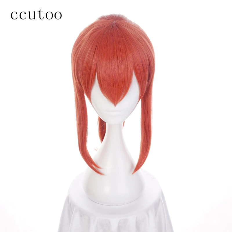 Ccutoo 1" Мисс Кобаяши Дракон горничной Кобаяши косплей парик Оранжевый Синтетический волос - Цвет: Оранжевый