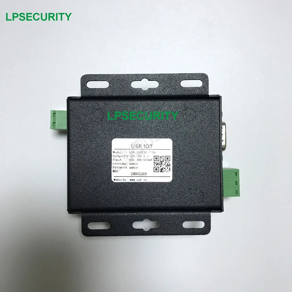 Промышленный последовательный преобразователь RS232 RS485 в Ethernet TCP/IP 5 6 В постоянного