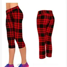 50 шт./партия Federal Express быстро Капри женские леггинсы тренировочные с высокой талией с цветочным принтом повседневные Леггинсы