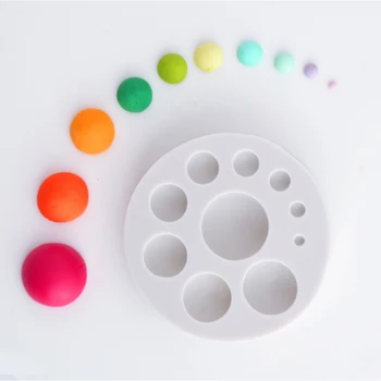 

Semicircle Pearl & Heart Silicone Mold Fondant Mould Cake Decorating Tool Chocolate, Gumpastes Mold, Sugarcraft ,Kitchen Gadgets