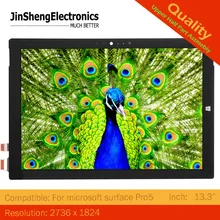 Новый Pro5 12,3 «ЖК-дисплей сенсорный экран для microsoft Surface Pro 5 1796 ЖК-дисплей Дисплей + стекло для сенсорного экрана в сборе поверхности pro5
