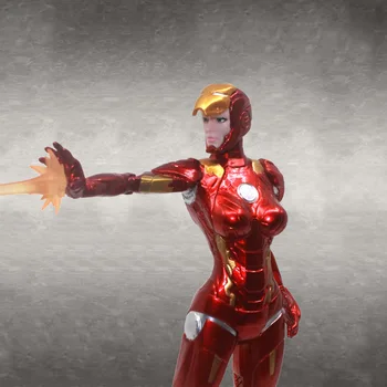 

avengers Iron Lady Iron Man Girl Ver. MK8 PVC Action Figure Collectible Model Toy