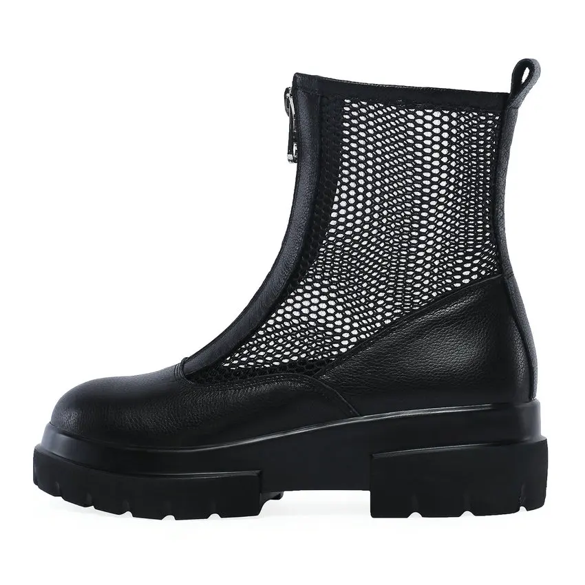 Otoño De Punta Med Vaciamiento Negro Cremallera Mujeres Botas Tamaño Primavera Tobillo Las 2019 Verano Esveva Redonda 42 Mujer 34 blanco Zapatos Tacones Z8EYSqnw