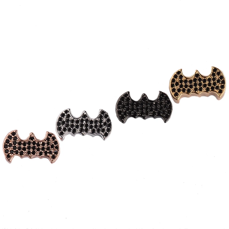 OIQUEI 1 шт. DIY ювелирные бусины Micro Pave CZ милые животные летучая мышь медные для