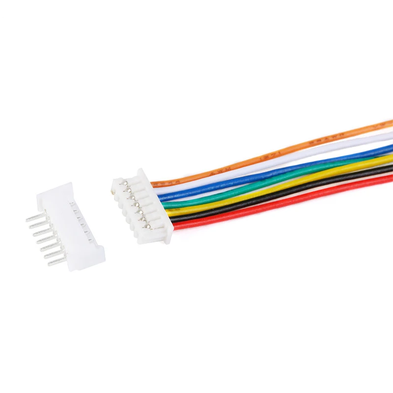 Штепсельная Вилка SH1.0 JST1.25 ZH1.5 PH2.0 XH2.54mm 2/3/4/5/6/7/8/9/10P со штекером 20 см 10