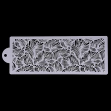 Пластик шаблон плесень живопись трафарет для украшения бутылки инструменты для помадки Павлин резной трафарет для свадебного торта DesignBakeware