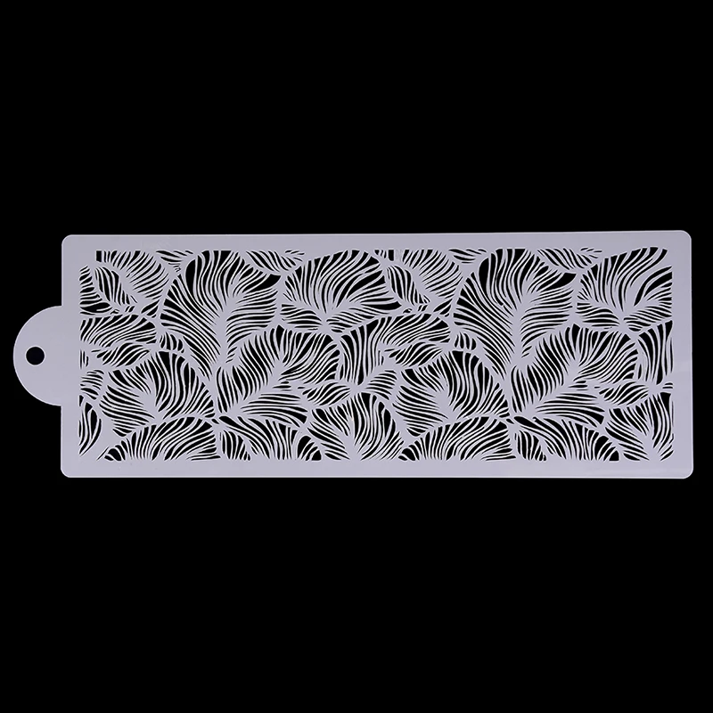 

Plastic Template Mold Painting Stencil Decorating Bottle Fondant Tools Peacock Lace Stencil for Wedding Cake DesignBakeware