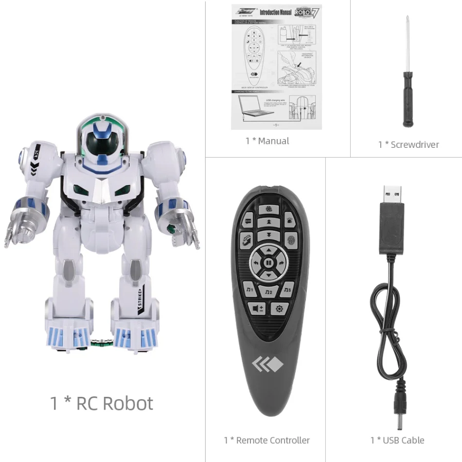 Борьбы RC робот K1 K2 K3 K4 Smart Strike Force робот программируемый танцевальной музыки Форма смены робот RC игрушки для детей подарок - Цвет: K4