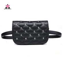 Wholikes 2018 New Fashion Black Solid Leather Waist Bag For Women Fanny Pack Waist Bag Pouch Phone Bag Bolosa Wholikes 2018 New Fashion Black Solid Leather Waist Bag For Women Fanny Pack Waist Bag Pouch Phone Bag Bolosa