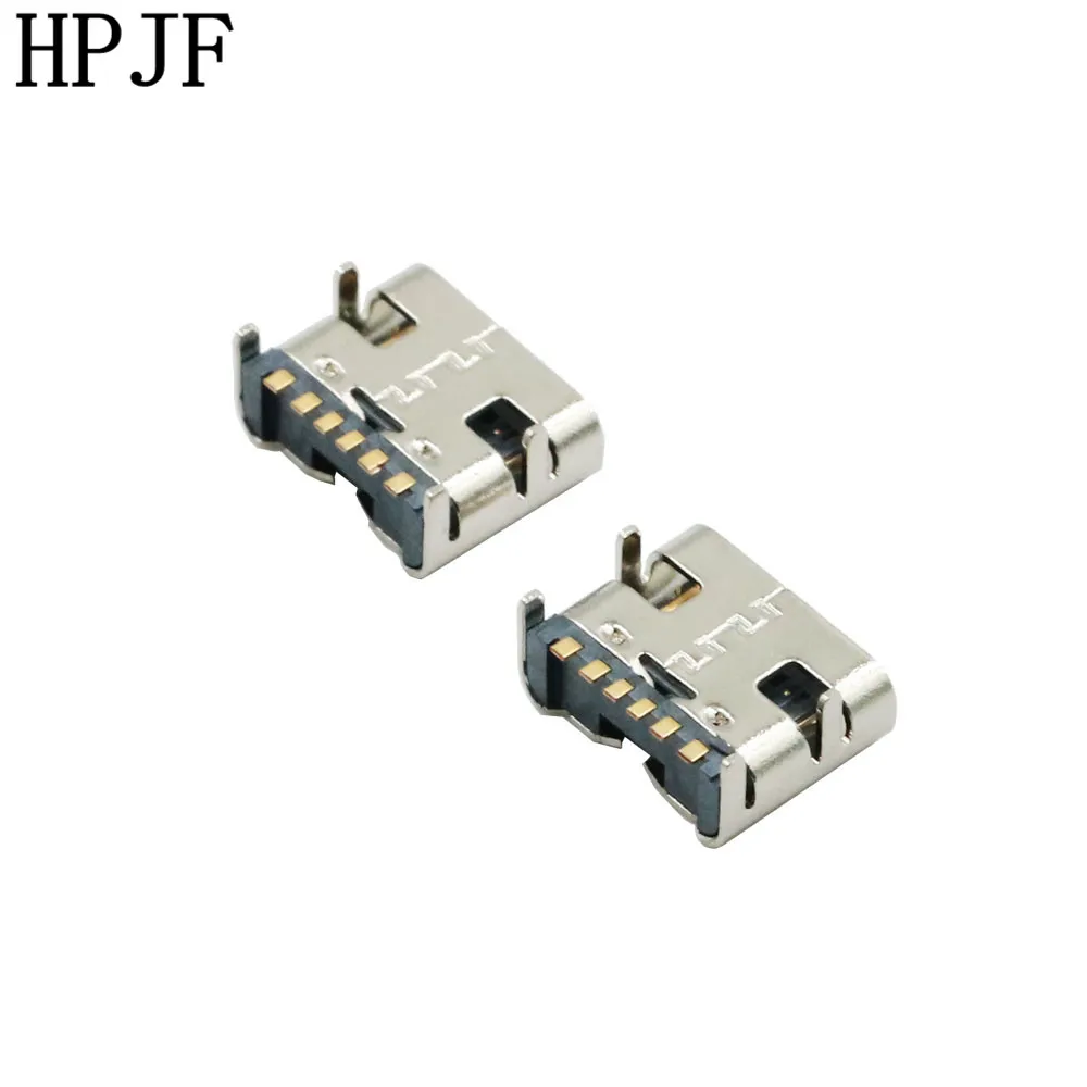 10 шт. TYPE-C USB SMD гнездо 6 P 6-контактный DIP4 SMT Hd интерфейс передачи для смартфонов разъем зарядки