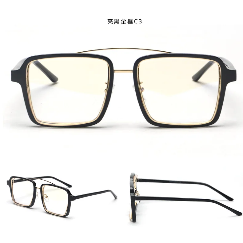 JackJad Мода Прохладный Уникальный Квадратный Стиль Обычная очки бренд Дизайн металлический Кант очки кадр oculos-де-грау S31076