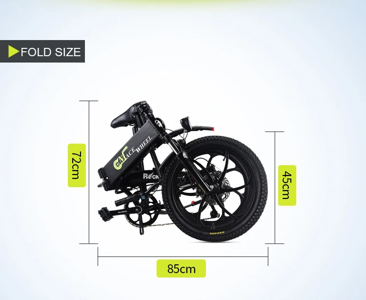 Excellent 20 Inch Lithium Battery Electric Bicycle 48v10ah Hidden Under 350 W Motor High Speed Folding Electric Bicycle Without Eu Tax 10