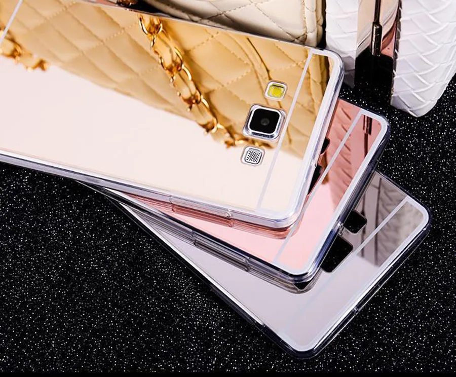 Новая распродажа Мягкий Роскошный металлизированный зеркальный чехол для задней крышки для samsung Galaxy S3 DUOS S4 S5 NEO S6 S7 край A3 A5 J1 J3 J5 J7