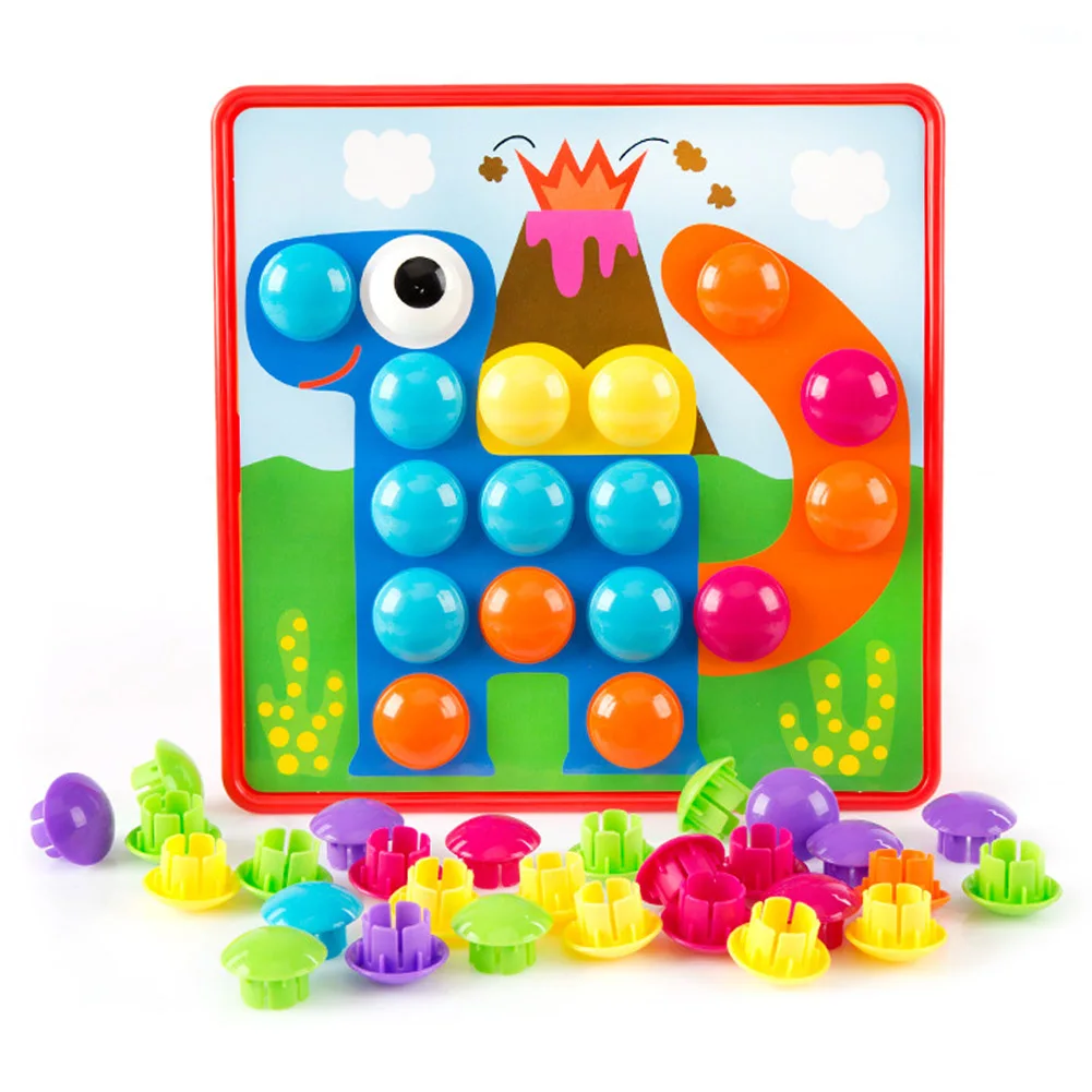 Детские дни рождения игрушки головоломки композитный рисунок смешная мозаика Цвет best матч дети паззлы Монтессори для обувь мальчиков