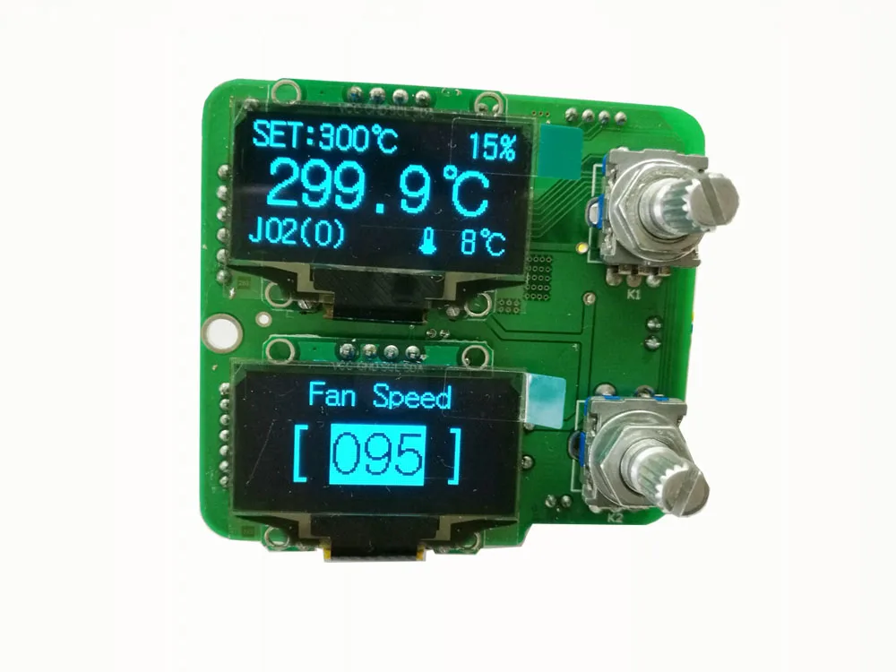 STM32 Controller 2 in 1 Hot Air Gun Soldering Station DIY Electric Power Combo Soldering Iron T12 OLED Digital Solder Tools (21)
