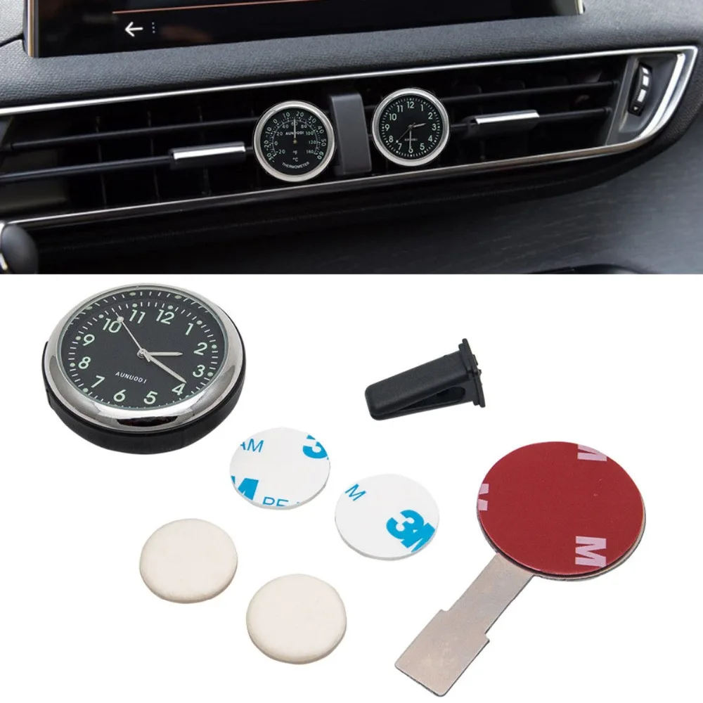 Luminous Car SUV Mechanics Quartz Clock Digital Pointer for Car Auto Time Watch Digital clock Thermometer Black Blue Gold Green Luminous Car SUV Mechanics Quartz Clock Digital Pointer for Car Auto Time Watch Digital clock Thermometer Black Blue Gold Green