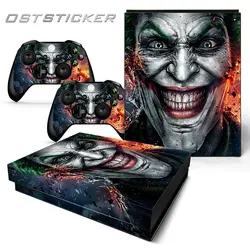 Скидка 30% oststicker для Xbox One X консоли виниловая наклейка кожного покрова для Xbox One X Пульты ДУ для игровых приставок кожи Наклейки в джокер