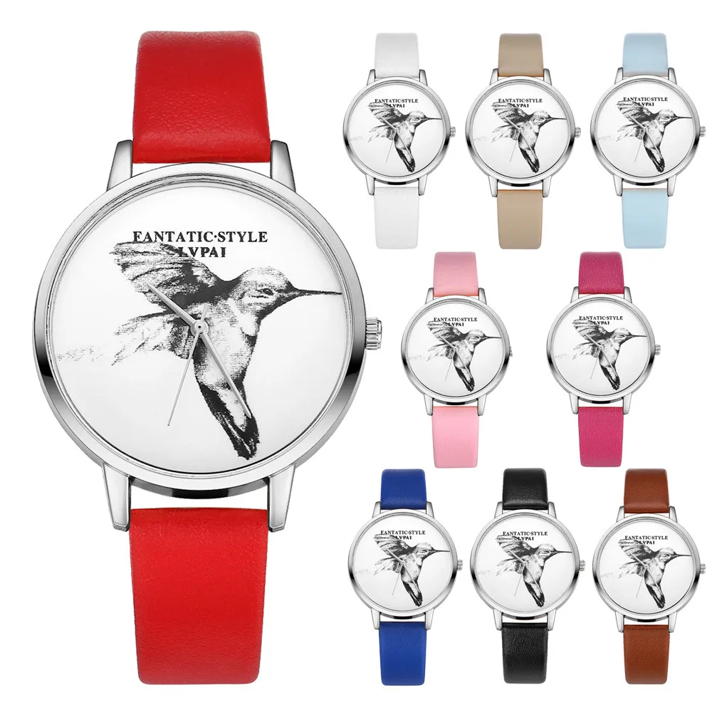 Lvpai модные Повседневное Колибри циферблат женские наручные часы сплава Кварцевый простые часы женская одежда подарок часы 2019 30Q