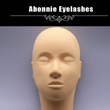 

Professional Mannequin Training Head For Eyelashes Extension Practice Makeup & Face Painting