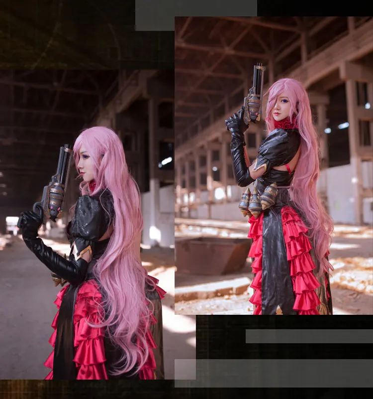CosplayLove SINoALICE Cosplay Costume Dead Alice Cinderella Dress Cosplay Costume Full Suit Custom Made (10)