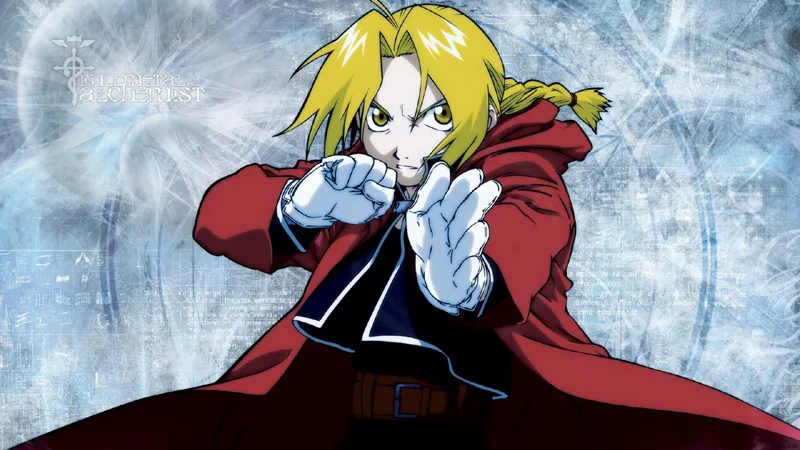 Cosplay&ware Fullmetal Alchemist Brotherhood Cosplay Edward Elric Full Set Costume Clothing With Red Cape Halloween Outfit -Outlet Maid Outfit Store