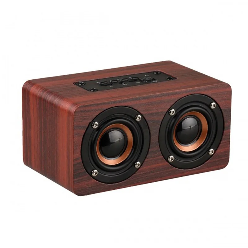 Yeindboo деревянный Беспроводной Bluetooth Динамик Портативные Hi Fi плееры шок бас