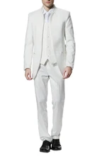2016 Custom Made New Arrival Groom Tuxedos Men’s Suit Groomsman Wedding/Prom Suits Celebrity Dress(Jacket+Pants+Vest)