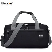 Men Travel Duffle Solid Crossbody Luggage Bag Unisex Portable Nylon Handbags Large Multifunctional Shoulder Bag For Male XA268WC