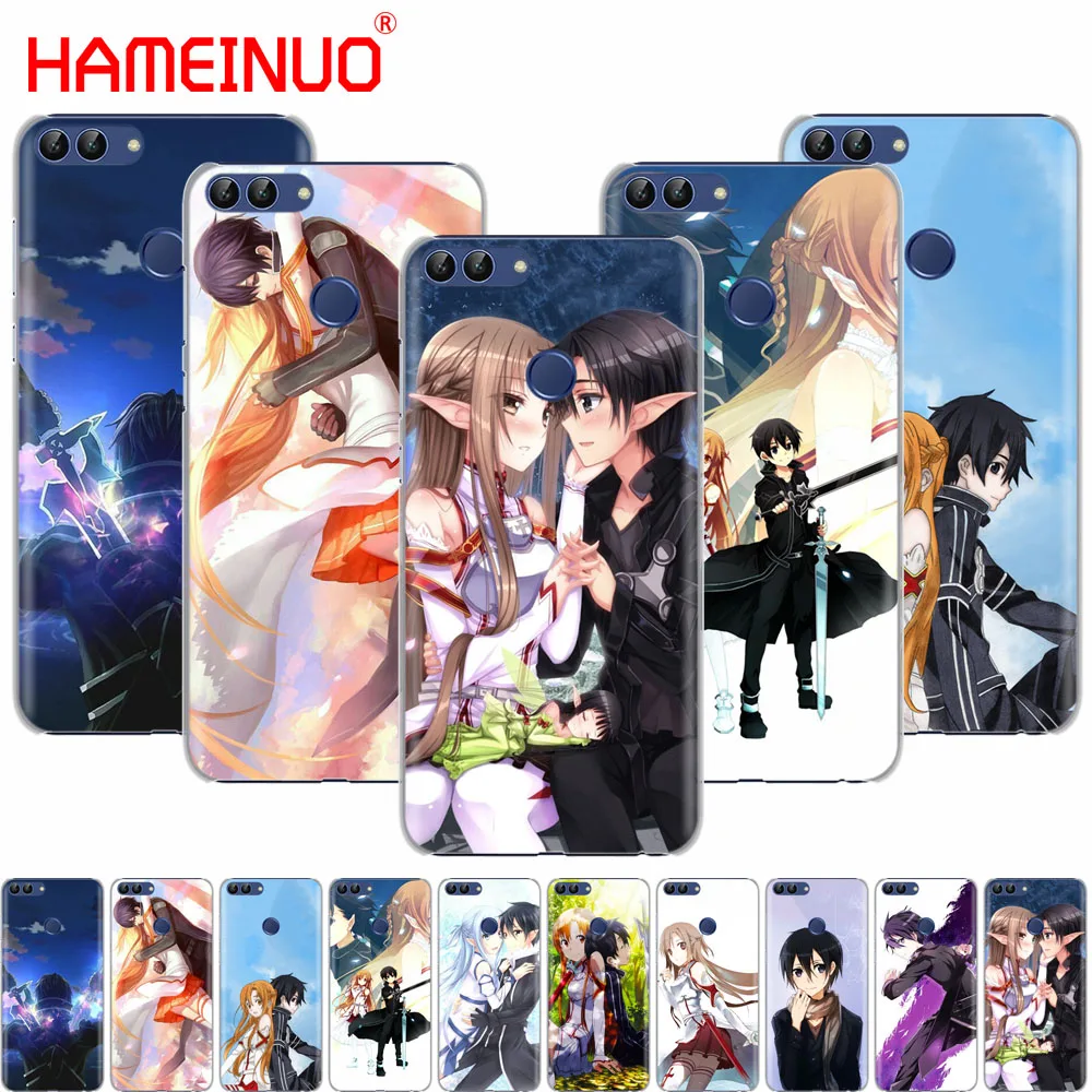 Чехол для мобильного телефона HAMEINUO Sword Art Online SAO Japanese Anime huawei Honor 7C Y5 Y625 Y635 Y6 Y7 Y9 2017 2018