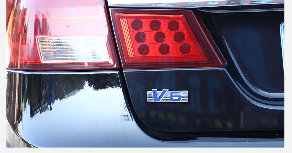 Автомобильный Стайлинг 3D металлический V6 V8 дисплей двигателя автомобиля стикер эмблема значок авто для Jeep BMW Ford Volvo Nissan Mazda Audi Honda автомобиль Lada