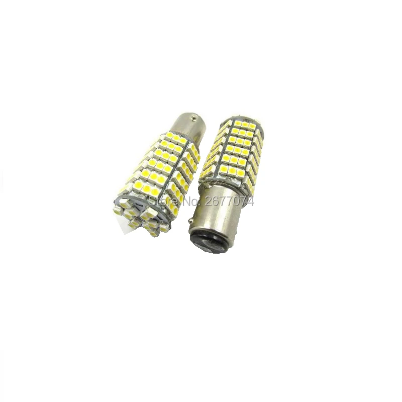 20 Вт DC12 Белый 1157 1156 BA15S BAU15S PY21W 120SMD 3528 Светодиодная лампа дальнего света Поворотная лампа 2 шт. JTCL010-ly