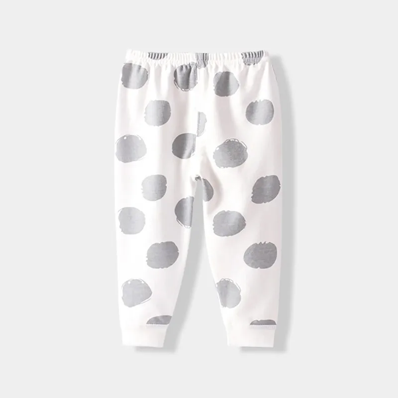 0-18M Baby Girl Polka Dot High Waist Warm Leggings Autumn Winter Toddler Pants Fitness Leggings Cotton Bottoms Long Trouser