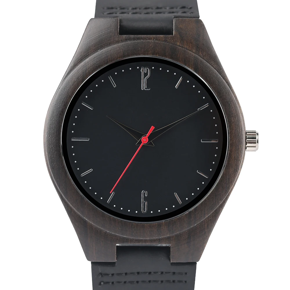 Nature Wood Simple Men Bamboo Watch Cool Casual Genuine Leather Band Strap Wrist Watches Quartz Women Gift Relogio Masculino (4)