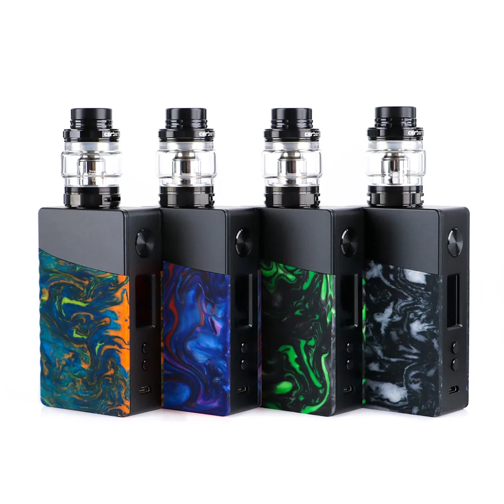 

Electronic Cigarette Geekvape Nova 200W TC Kit with 5.5ml Cerberus Tank by AS Chipset & Innovative Super Mesh Coil E-cig Kit