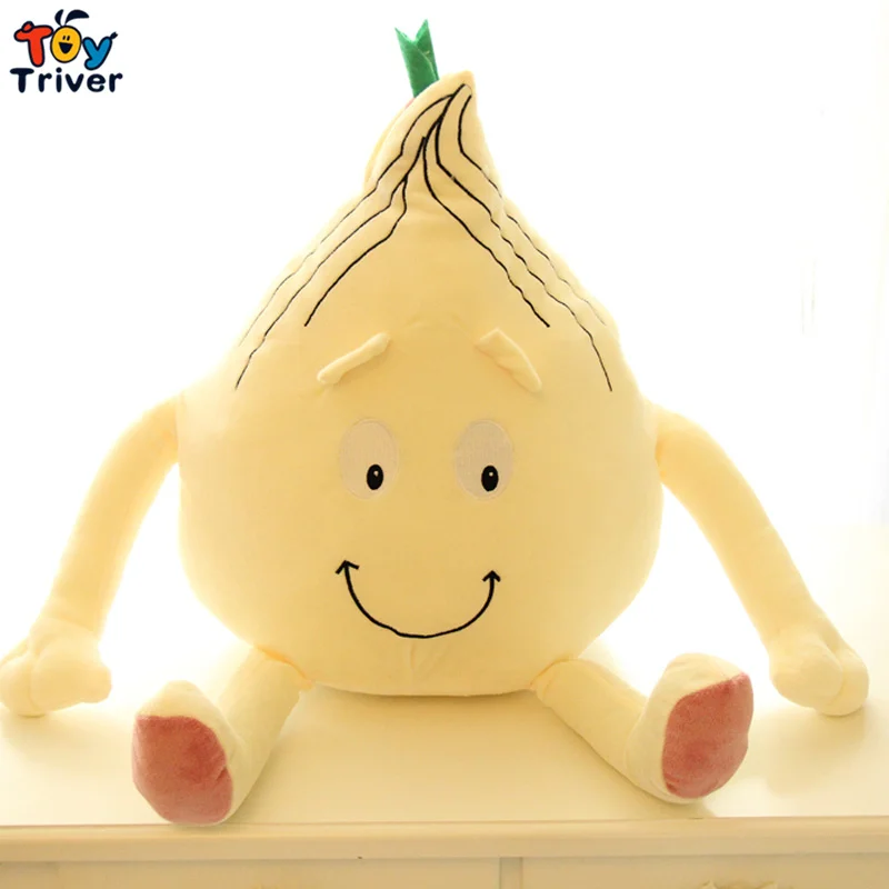 

55cm Cute Cartoon Plush Vegetable Onion Garlic Toy Stuffed Doll Kids Children Birthday Gift Home Shop Restaurant Deco Triver