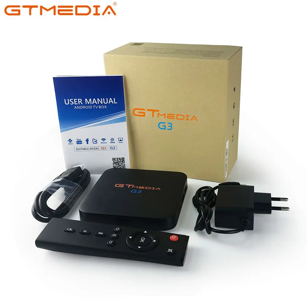 

GTMEDIA G3 TV Box Amlogic S905X Quad Core Smart Android 7.1 2GB 16GB 2.4G/5GHz WiFi Bluetooth 4.0 Remote Control 4K Set Top Box