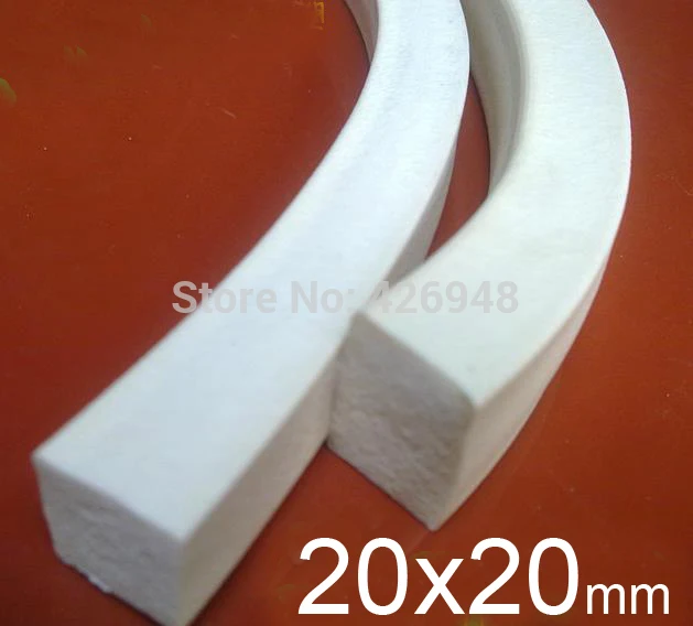 20X20mm 20mm width 20mm height Silicone foam strip,silica gel Sealing