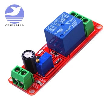 

CFsunbird 10PCS/LOT New 12V Delay Timer Monostable Switch Relay Module NE555 Car Oscillator