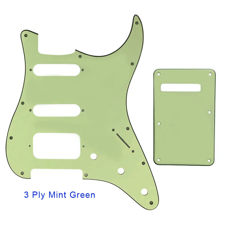 Аксессуары для гитары Pleroo Pickguard с задней пластиной и 11 винтами крыла Stratocaster