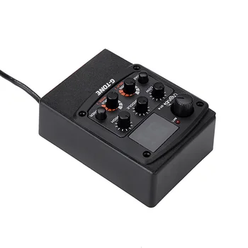 

Cherub GT-6 Acoustic Guitar Preamp Piezo Pickup 3-Band EQ Equalizer LCD Tuner with Reverb/Delay/Chorus/Wide Effects