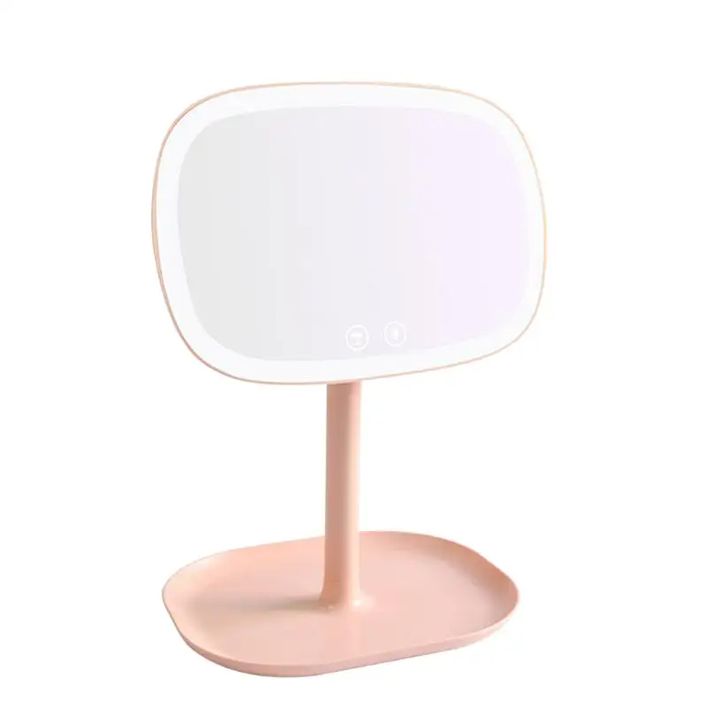 

1pc 37 LED Makeup Mirror Touch Control Rotatable Lighted Cosmetics Mirror for Bathroom