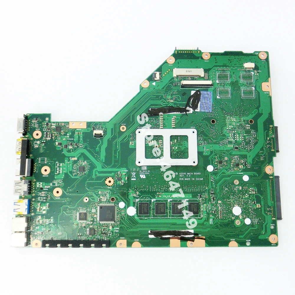X55C i3 CPU 4 GB RAM اللوحة REV 3.2/3.1 ل ASUS X55V X55C X55CR X55VD اللوحة المحمول USB 3.0 X55C X55VD 100% اختبار
