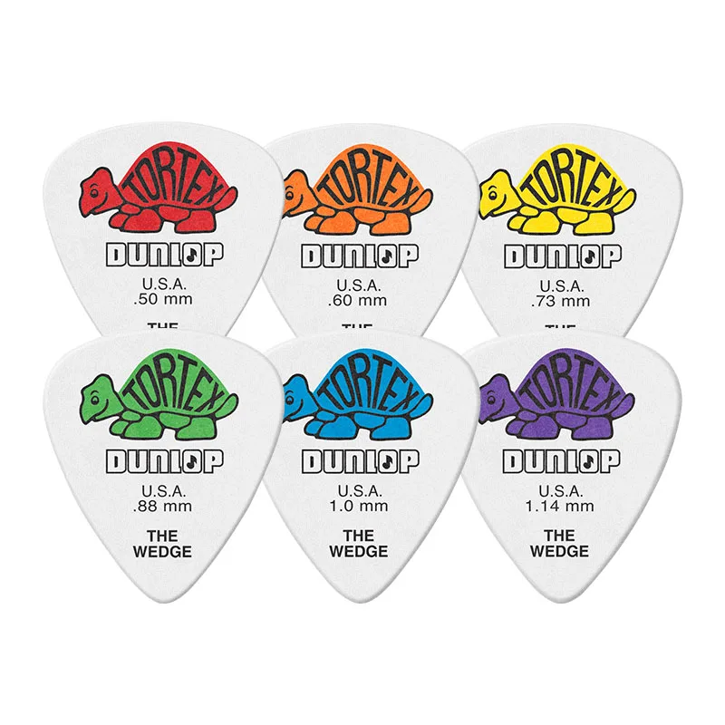 6 шт. Dunlop Tortex гитары выбирает бас медиатор акустической запчасти для электрической гитары S интимные аксессуары классический видов толщина