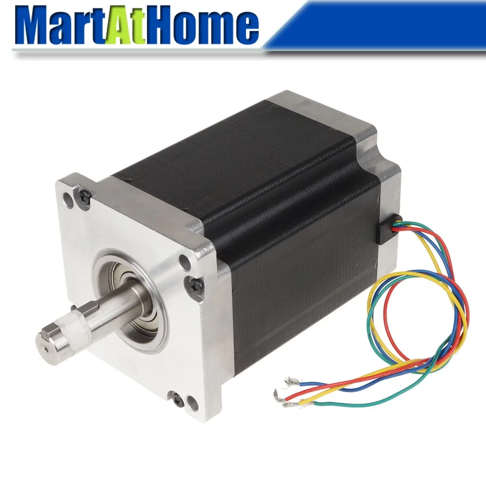 

2-Phase CNC Stepper Motor 110J18150-460/110J18165-460 High Torque 20N.m/24N.m 6A 4-Leads Maximum steps for 25000 @SD