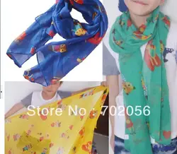 Children'sscarf саронги хиджабы банданы шали обруча пончо 160*50 см смешанный цвет 18 шт./лот #3357